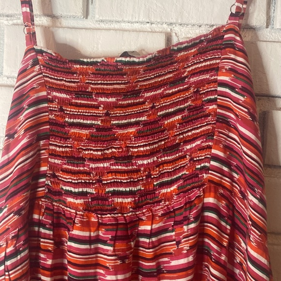 Loft  Ikat Smocked Back Dress - Picture 7 of 7